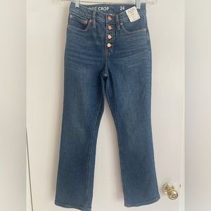 J Crew-Size 24- 10” Billie Demi Boot Crop